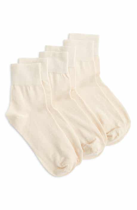 3-Pack Finely Knit Cotton Blend Trouser Socks