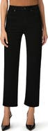 PAIGE Stevie High Waist Ankle Straight Leg Jeans