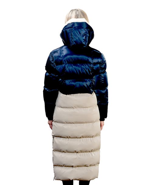 Woodpecker Bird Of Paradise Quilted Coat In Black