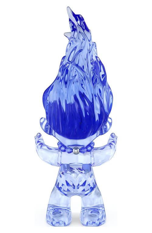 Swarovski Good Luck Crystal Troll In Blue