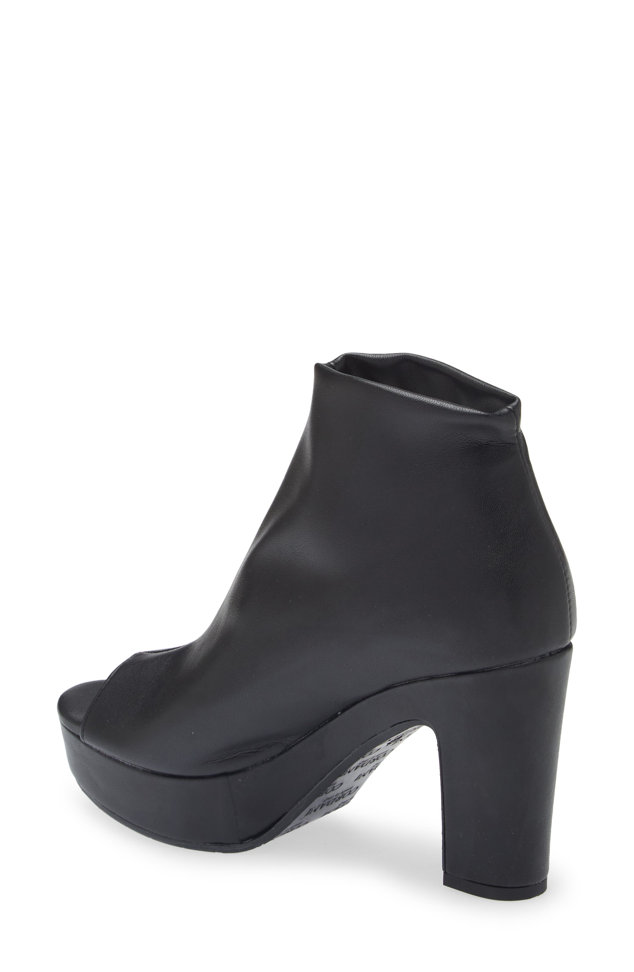 Cordani Tyra Peep Toe Platform Bootie, Alternate, color, Nappa Nero