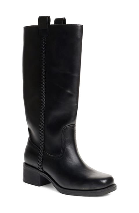 Underhill Knee High Faux Leather Boot