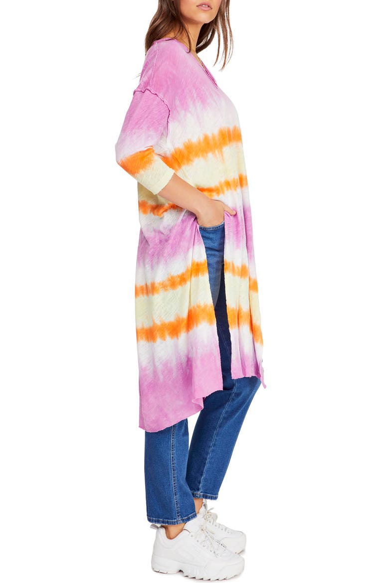 Pomona Linen & Cotton Tunic Tee, Alternate, color, LILAC