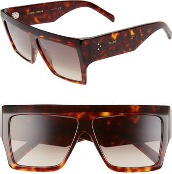 CELINE 60mm Flat Top Sunglasses Nordstrom