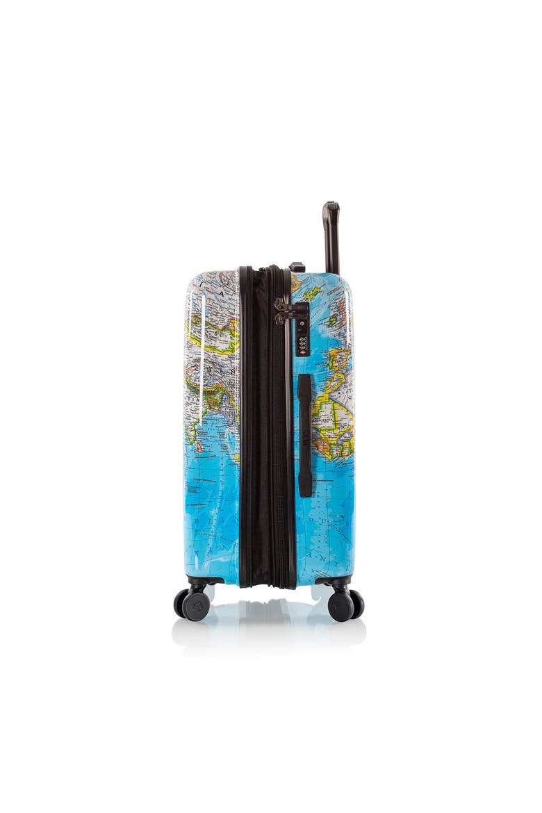 Journey 3G 26 Inch Fashion Spinner® Luggage, Alternate, color, Blue Maps