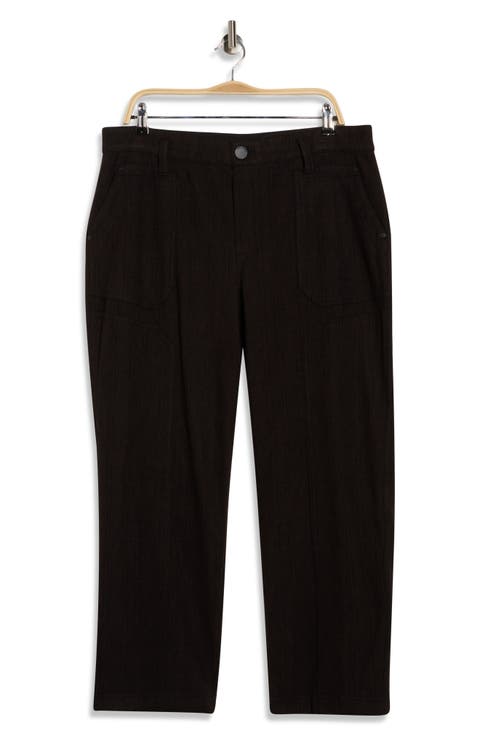 'Ab'Solution Skyrise Ankle Tapered Utility Pants (Plus)