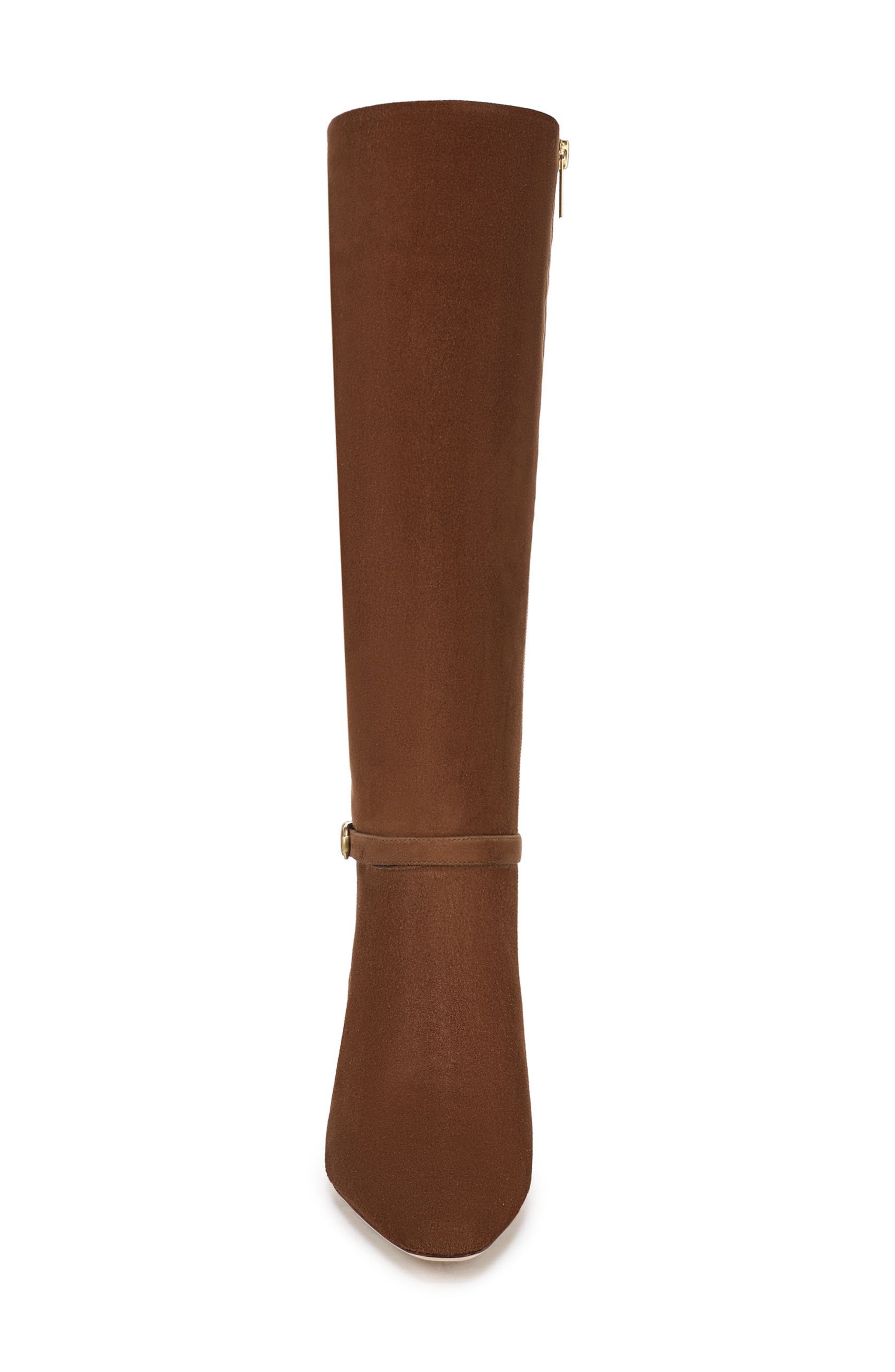Veronica Beard Kailine Knee High Boot, Alternate, color, Chestnut