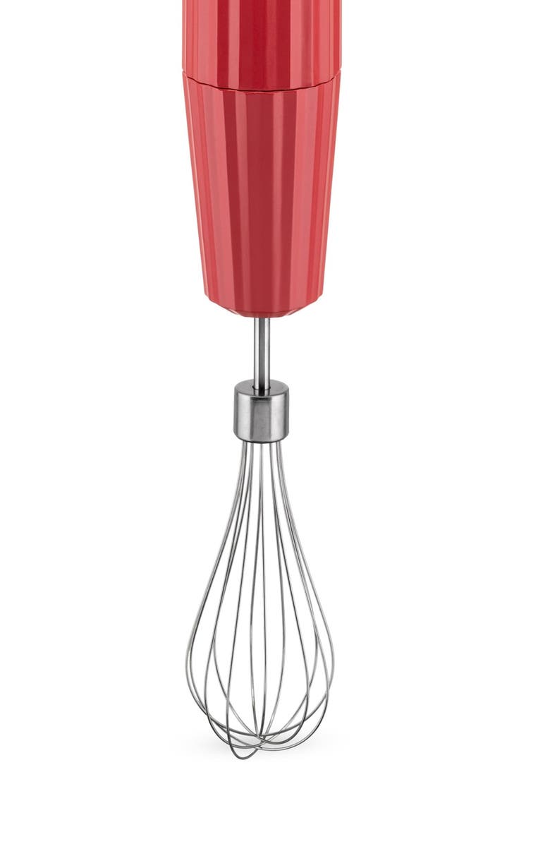ALESSI Plissé Hand Blender Set, Alternate, color, Red
