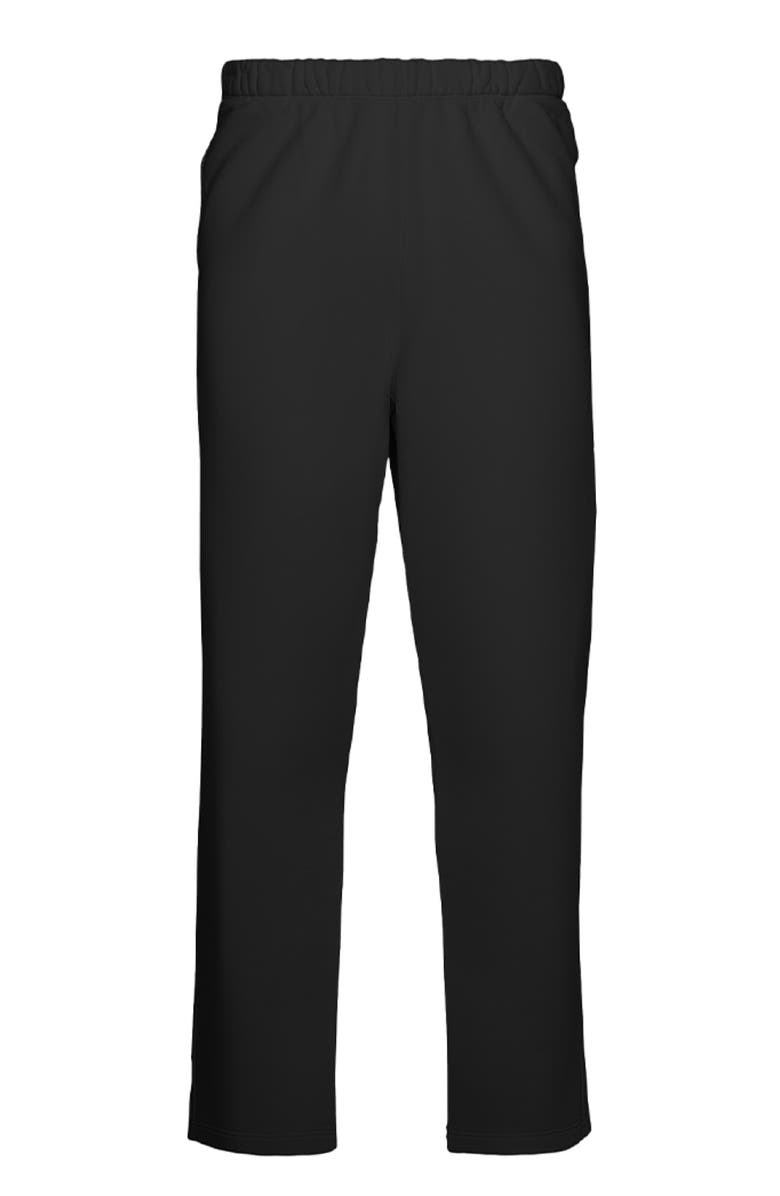 Ocio Organic Cotton Teddy Straight Leg Pant, Alternate, color, Black