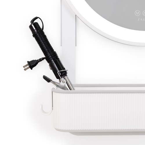 Zadro Over-the-door Led Lighted Mirror Styling Station In White
