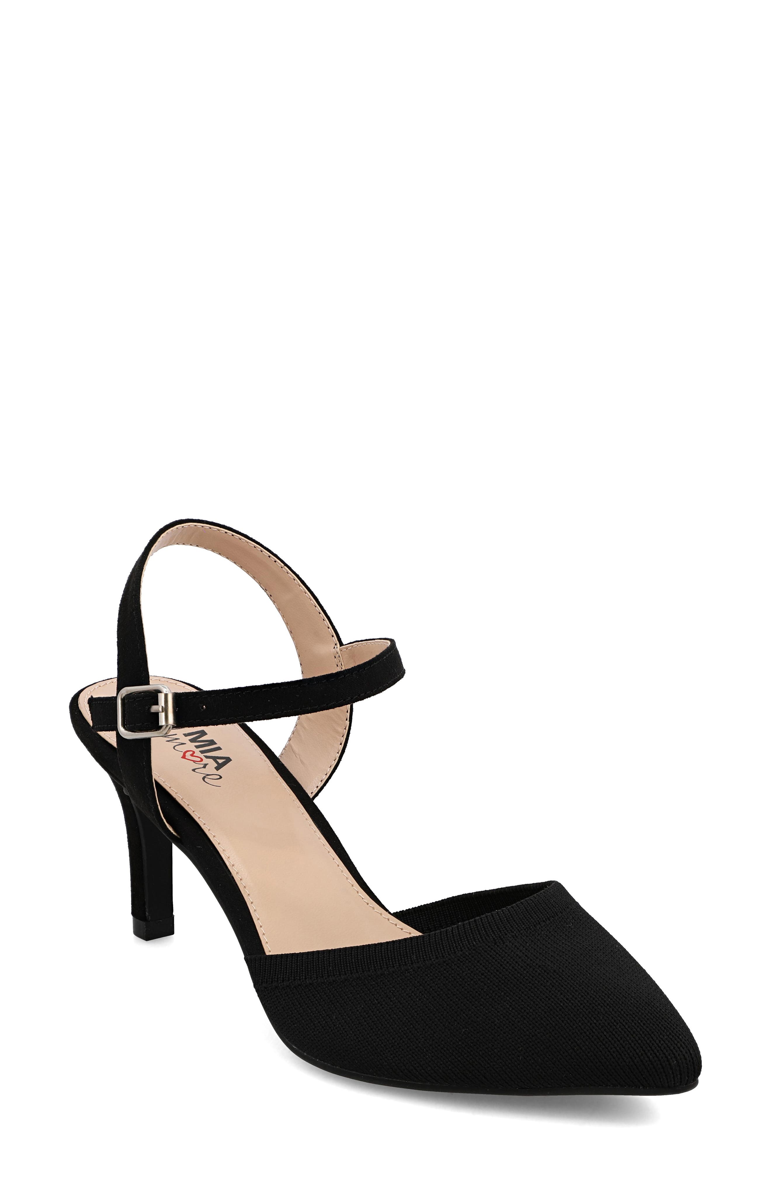 MIA AMORE Sanna Knit Pointed Toe Pump, Main, color, 