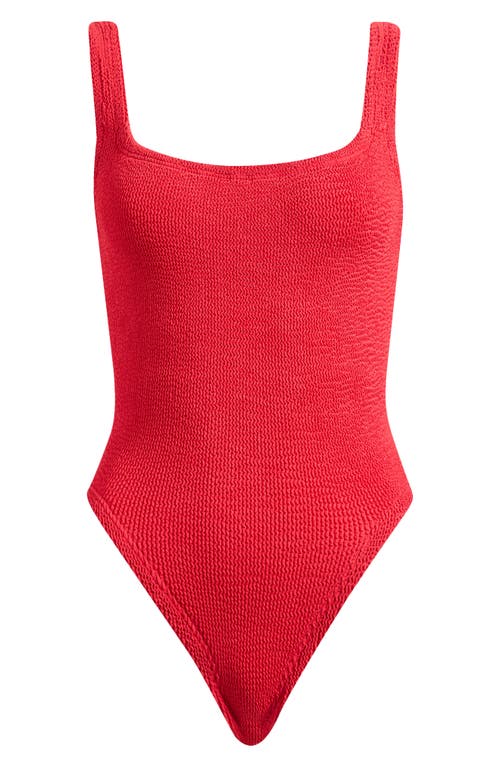 Hunza G Square Neck One-piece Swimsuit
