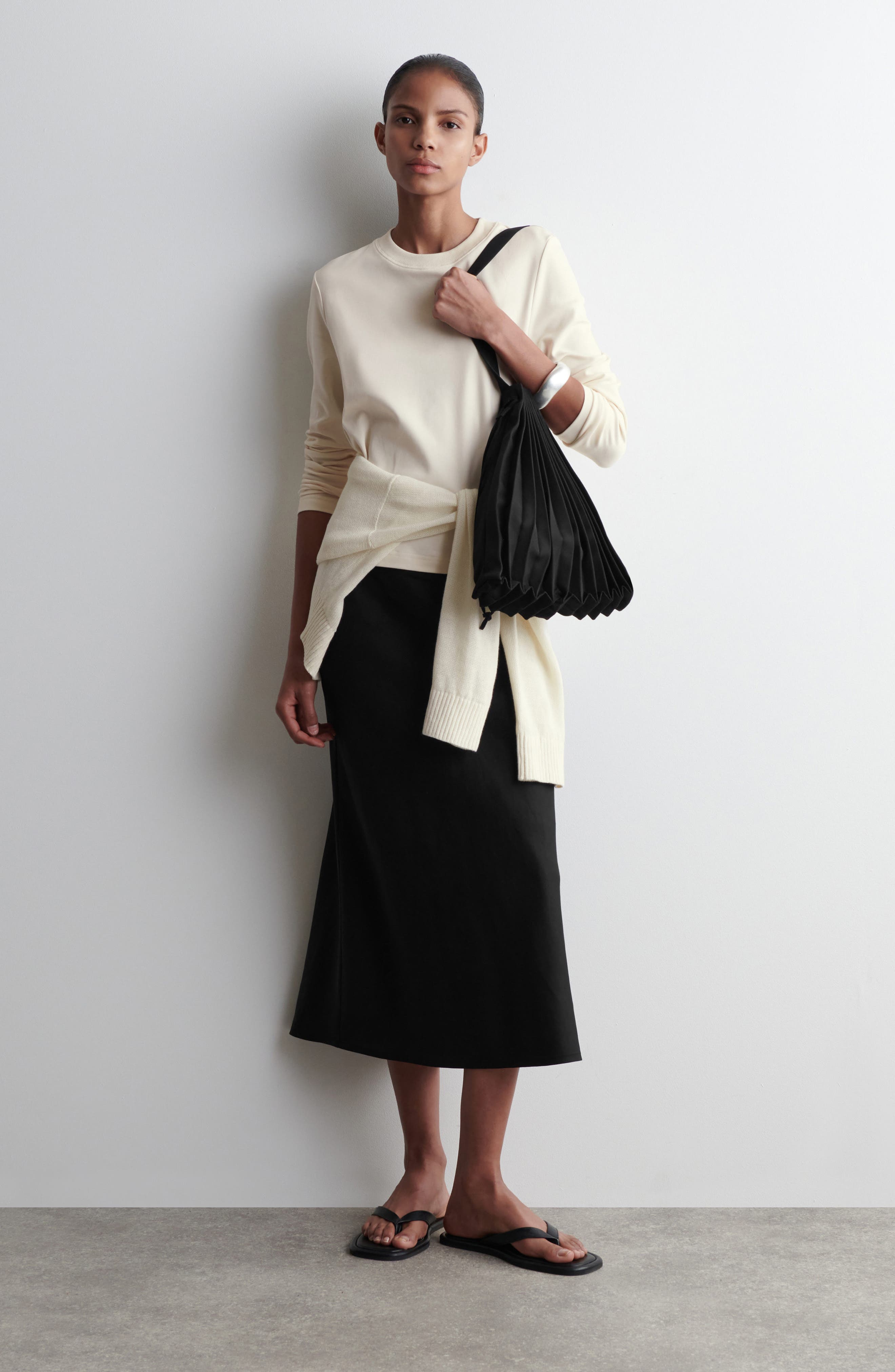 COS Accordion Tote Bag, Alternate, color, 