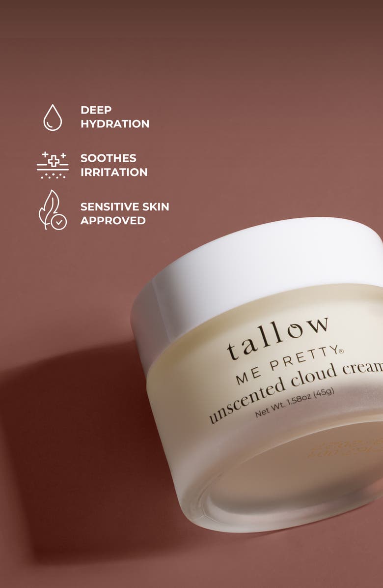 Tallow Me Pretty Unscented Cloud Cream, Alternate, color, N/A