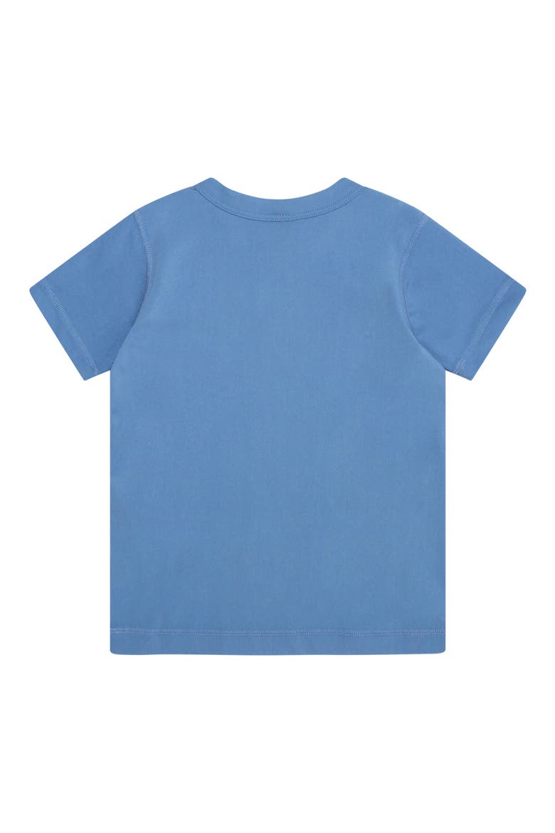 Kids' Short Sleeve Rashguard, Alternate, color, MARINE BLUE
