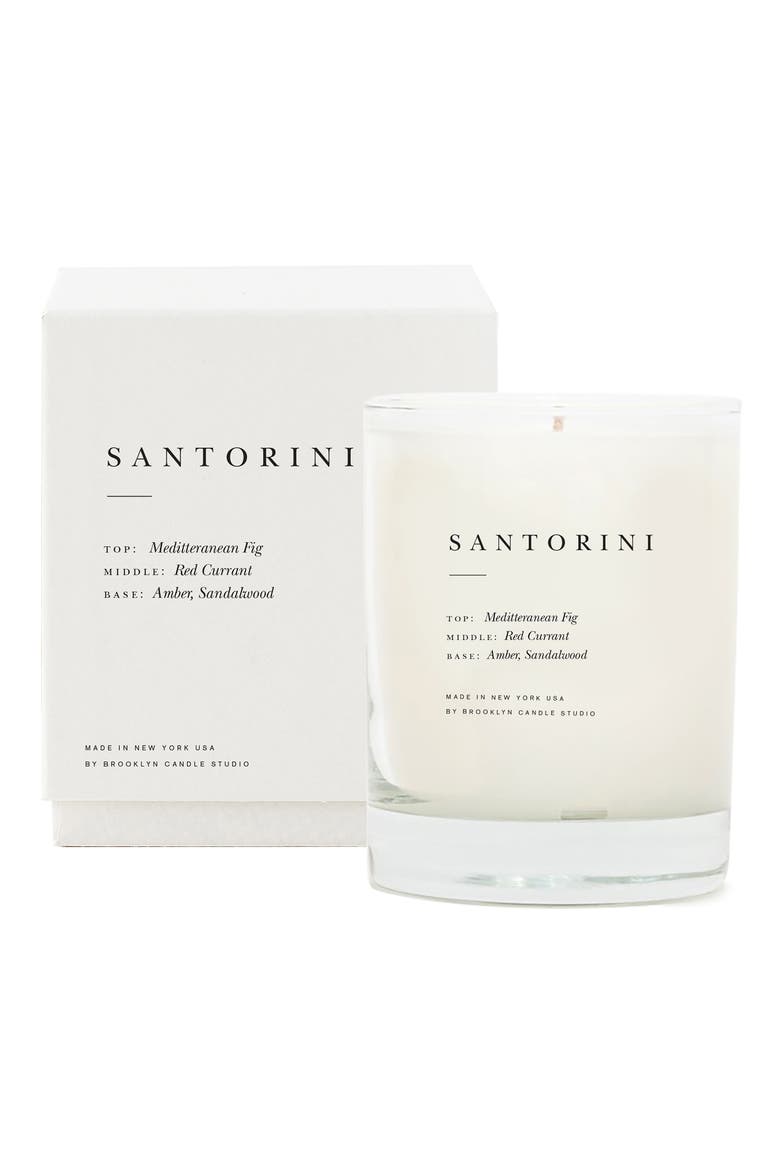 Santorini Classic 2-Wick Candle, Main, color, SANTORINI