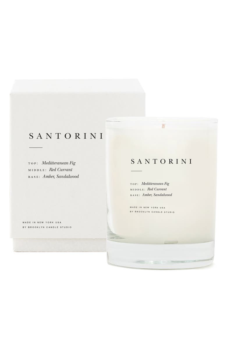 BROOKLYN CANDLE STUDIO Santorini Classic 2-Wick Candle, Main, color, Santorini