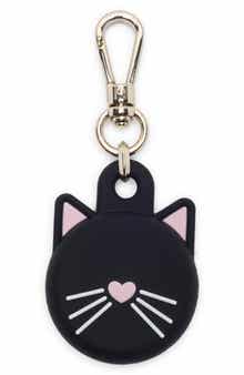 Cat AirTag Charm Keychain