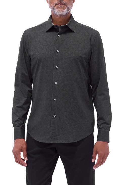 Jimmy OoohCotton® Solid Button-Up Shirt