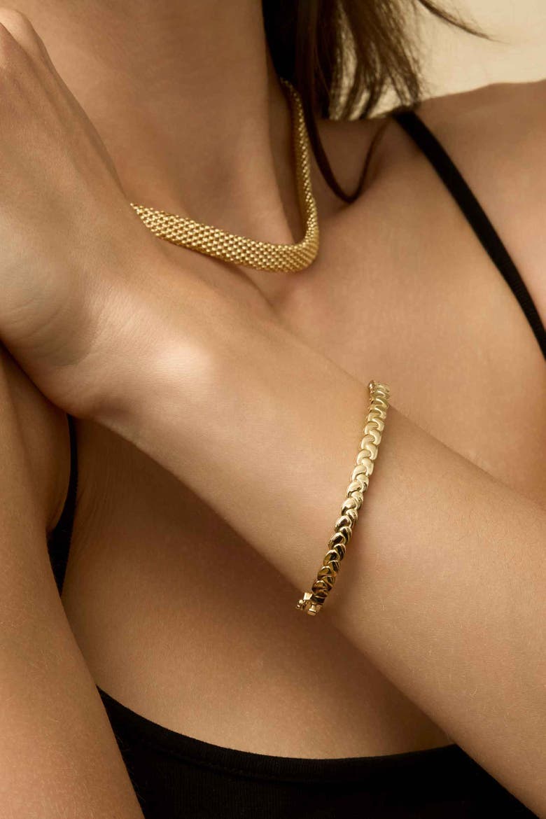 14K Yellow Gold Harmony Bangle, Alternate, color, Yellow Gold