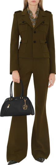 ＊Burberry＊ Shield Twin Bowling バッグ ラージ シールド ツイン ボウリングバッグ (ブラック