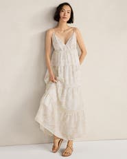 Haven Well Within Ramie Blend Paisley Tiered Maxi Dress