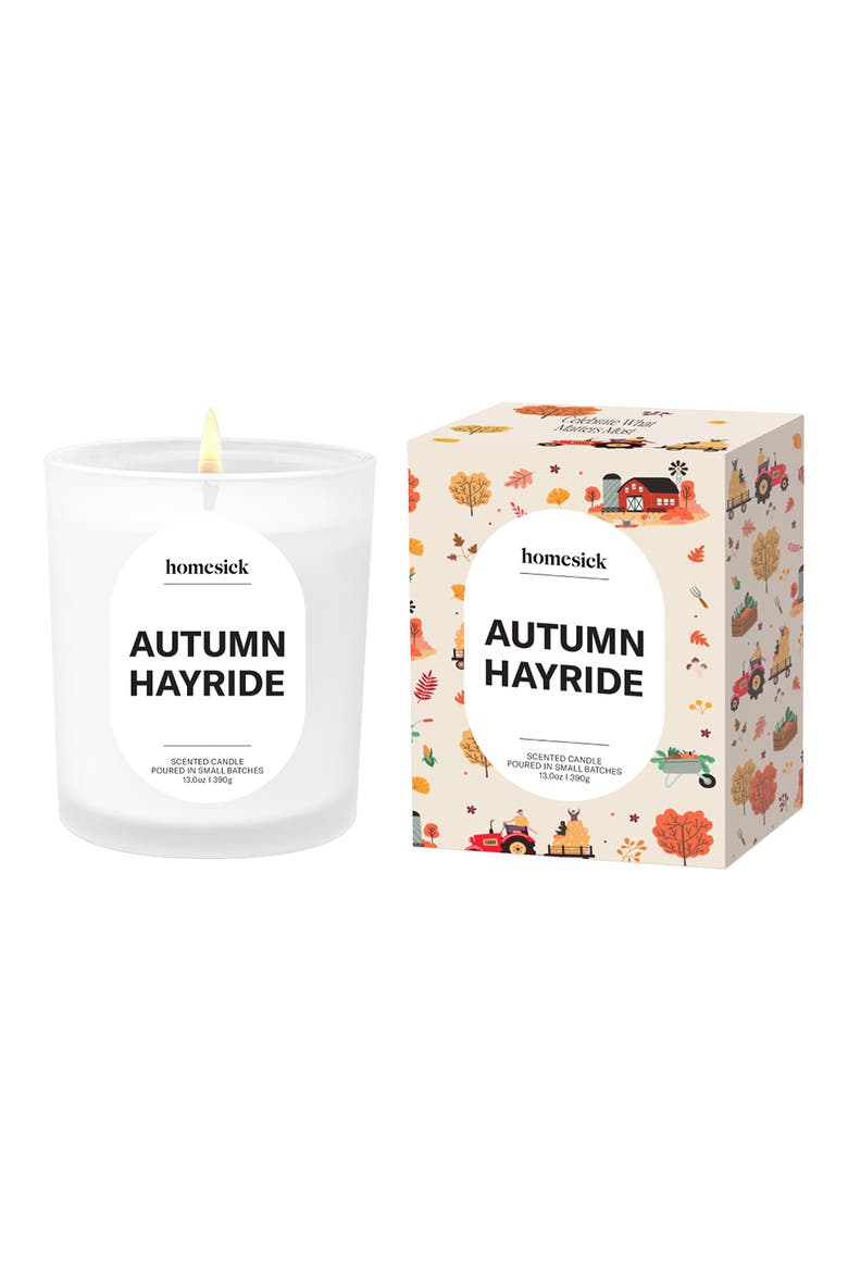 Autumn Hayride Candle, Main, color, NO COLOR