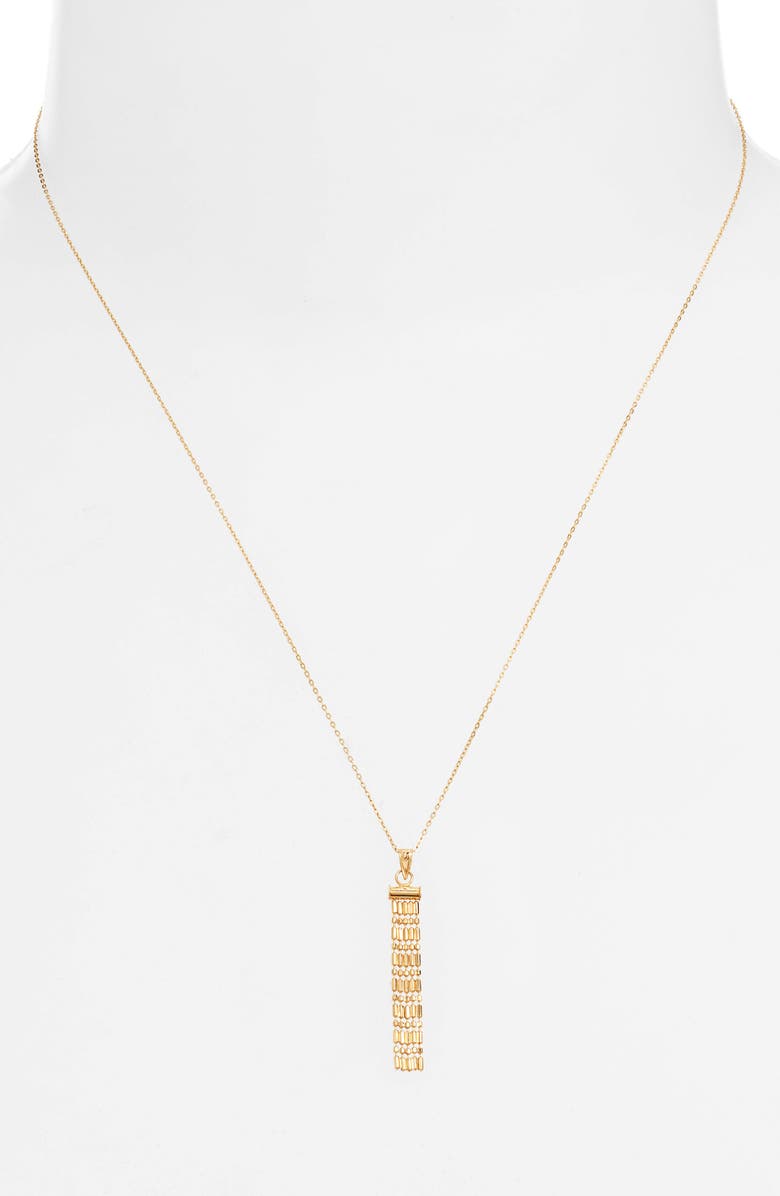Bony Levy 14K Gold Fringe Pendant Necklace, Alternate, color, 