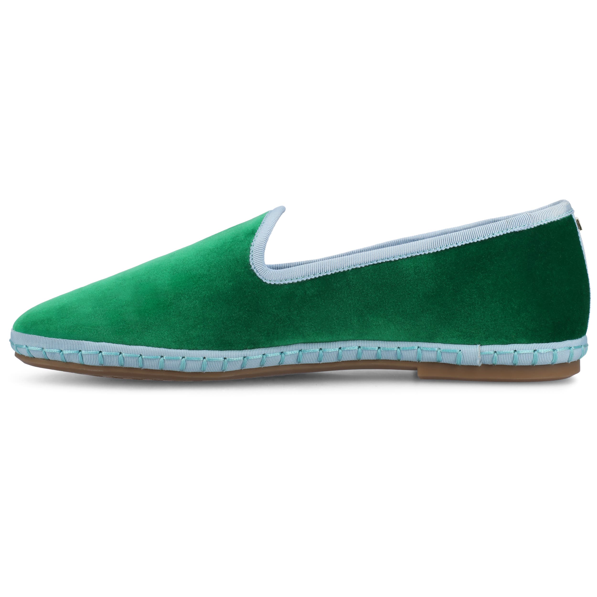 The Heron Loafers, Alternate, color, Heron Kelly Green Velvet