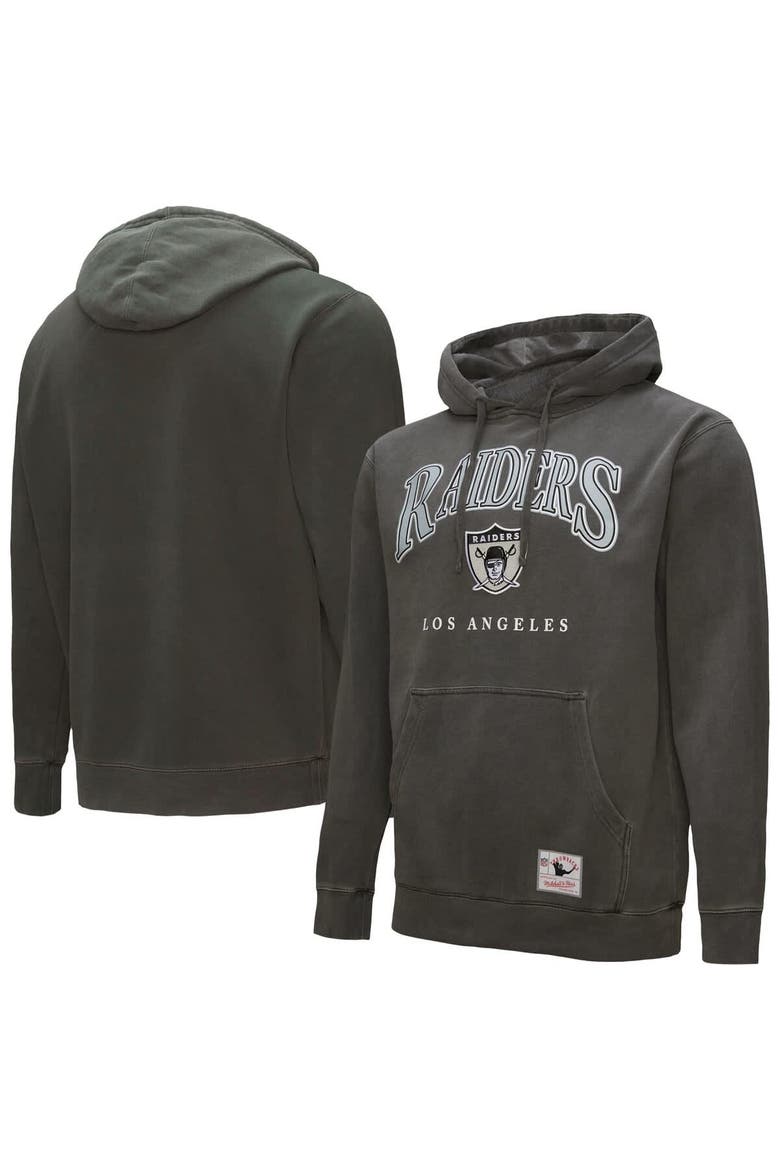 Gray Los Angeles Raiders Slot Pullover Hoodie, Main, color, Gray