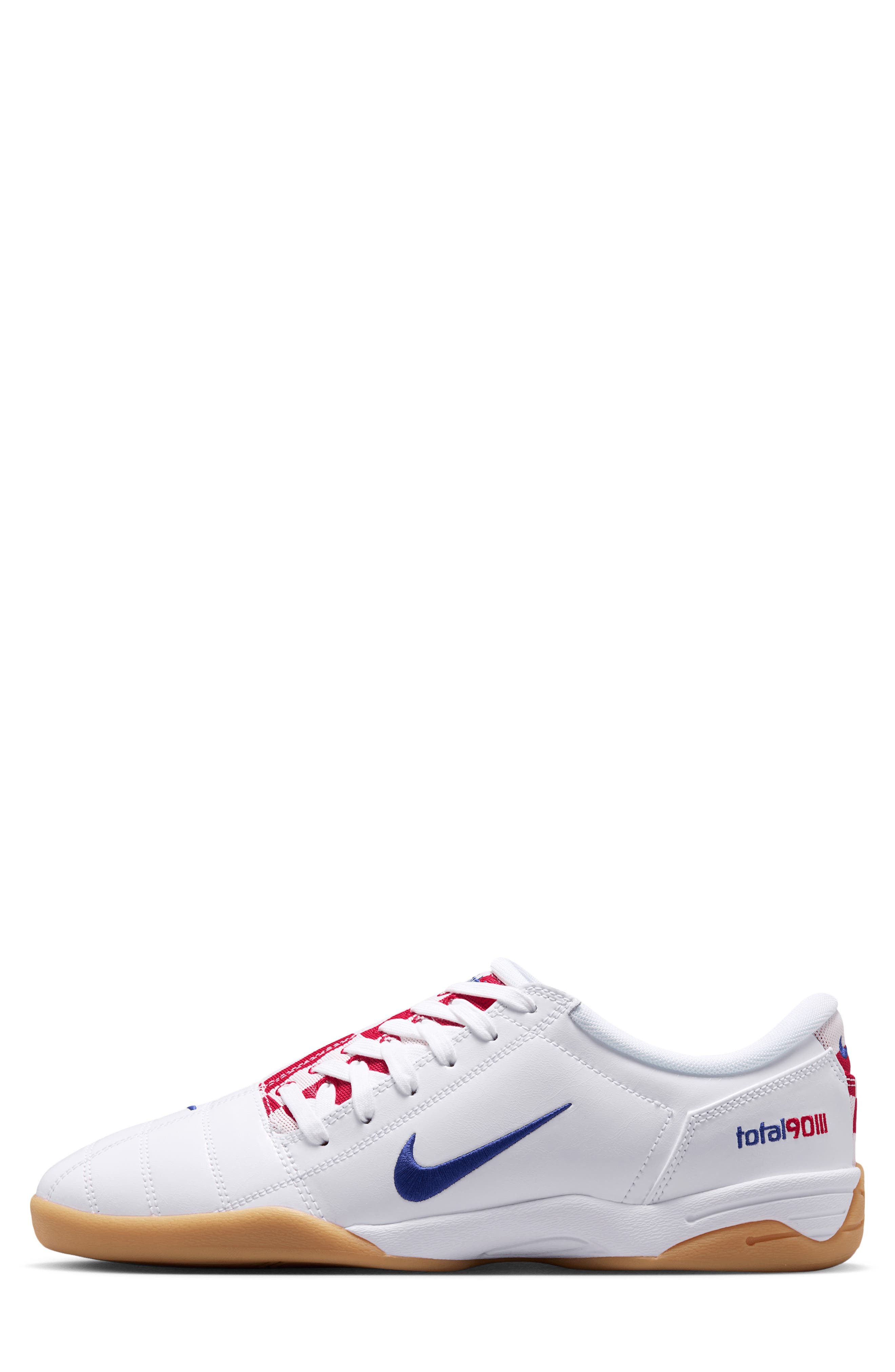 Total 90 Soccer Sneaker, Alternate, color, WHITE/RED/YELLOW/ROYAL BLUE