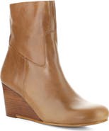 Fly London Tael Leather Wedge Bootie