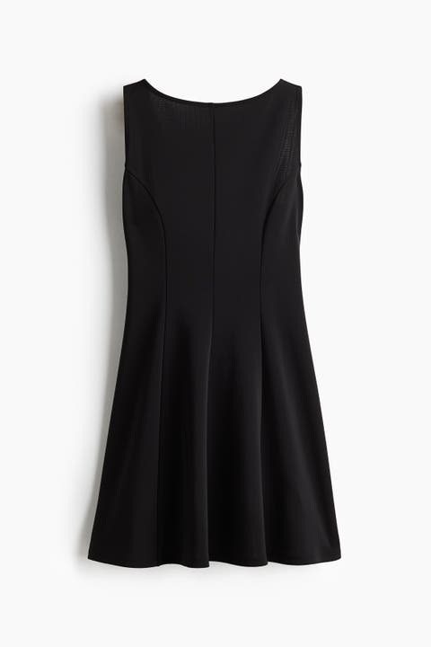 Low-back Jersey Dress