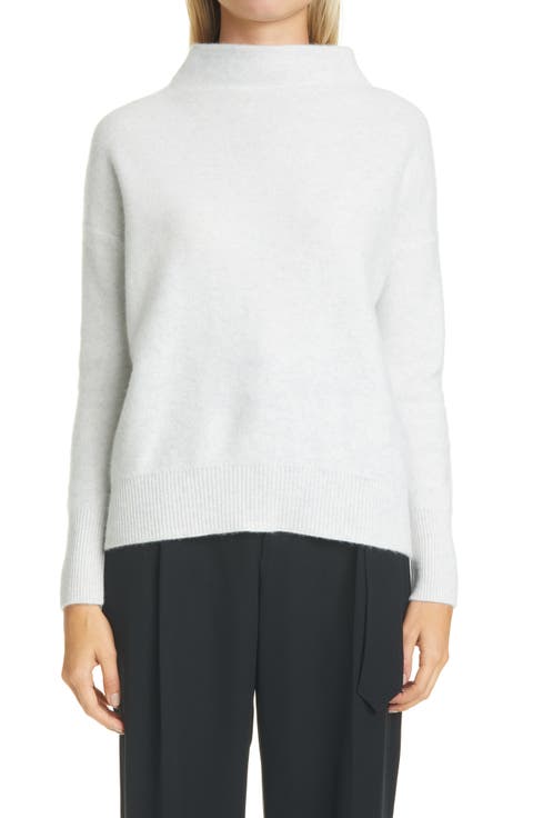 Boiled Cashmere Funnel Neck Pullover