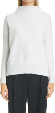 Vince Boiled Cashmere Funnel Neck Pullover