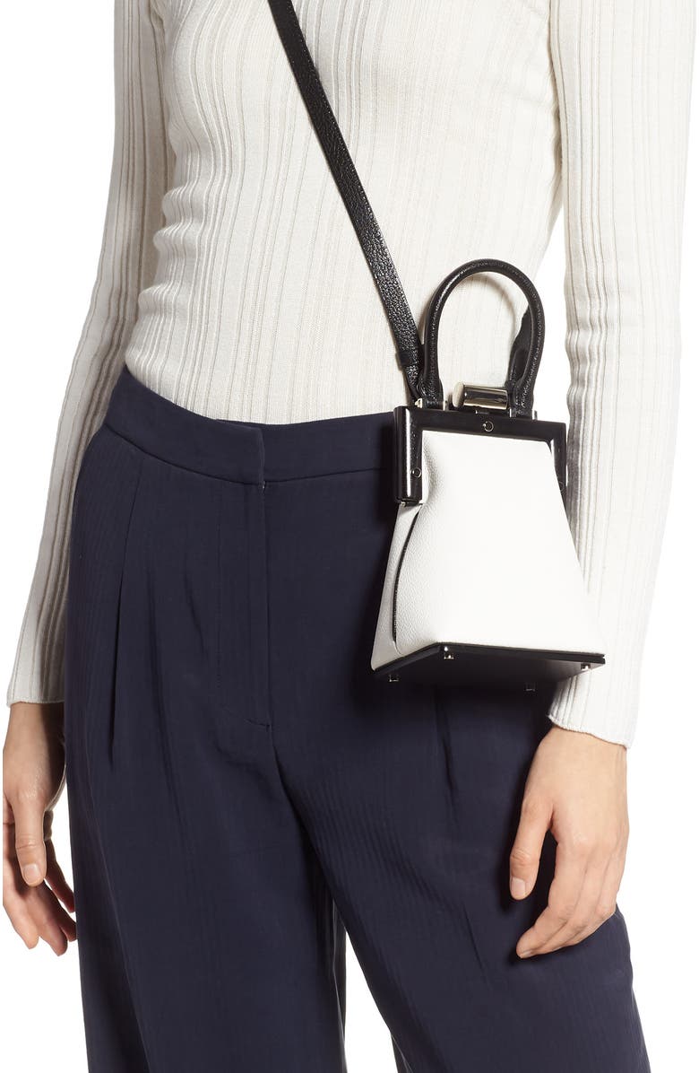 PERRIN Le Mini Leather Top Handle Bag, Alternate, color,