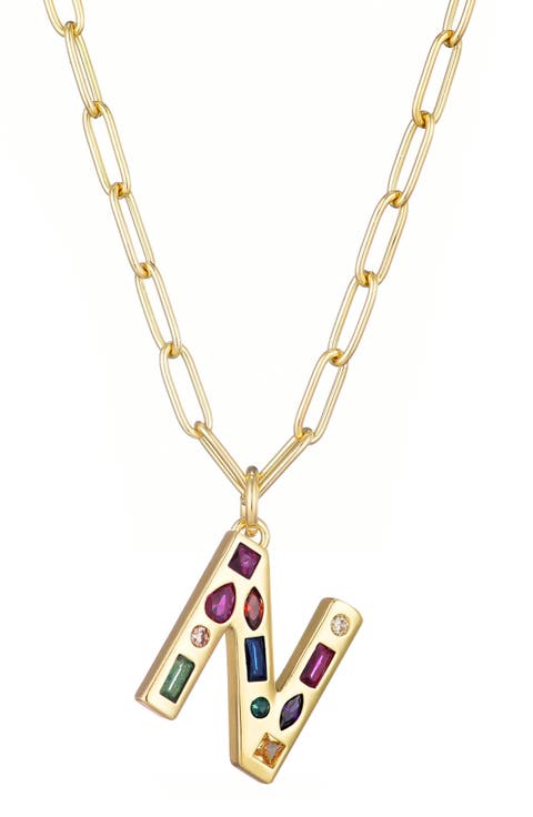 Initial Pendant Necklace