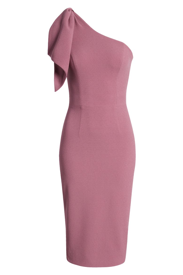 Tiffany One-Shoulder Midi Dress, Alternate, color, ORCHID