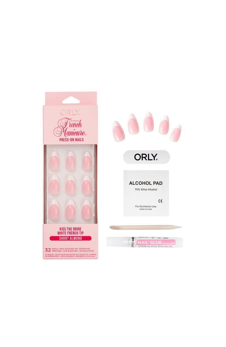ORLY Kiss The Bride Press-On Nails, Main, color, French Tip