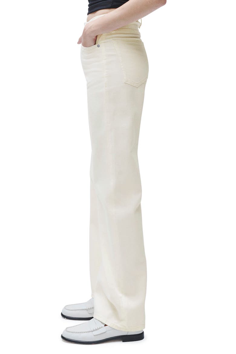 Featherweight Logan Wide Leg Jeans, Alternate, color, ECRU
