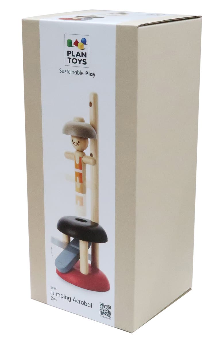 PlanToys<sup>®</sup> Jumping Acrobat Toy, Alternate, color, Assorted