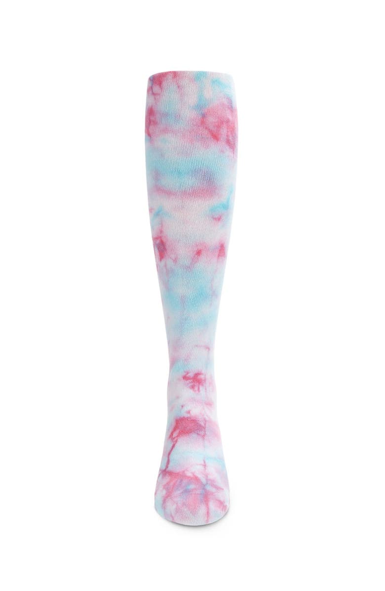 MeMoi Tonal Tie Dye Knee-High Socks, Alternate, color, Cotton Candy