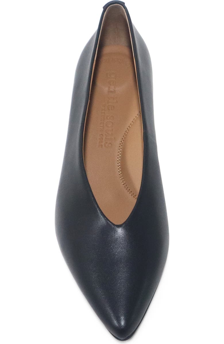 Gentle Souls Galleria Pointed Toe Pump, Alternate, color, Black Leather