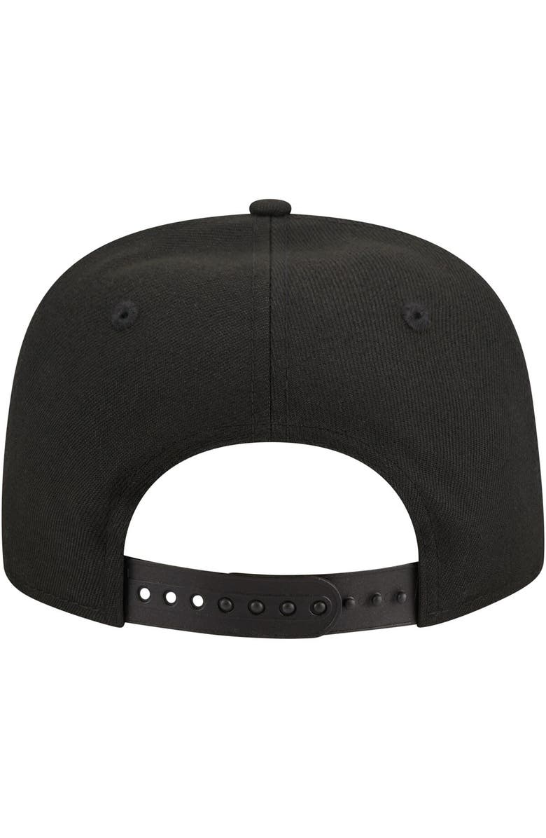 New Era Men's New Era Black Charlotte FC Script Golfer Adjustable Hat, Alternate, color, Black