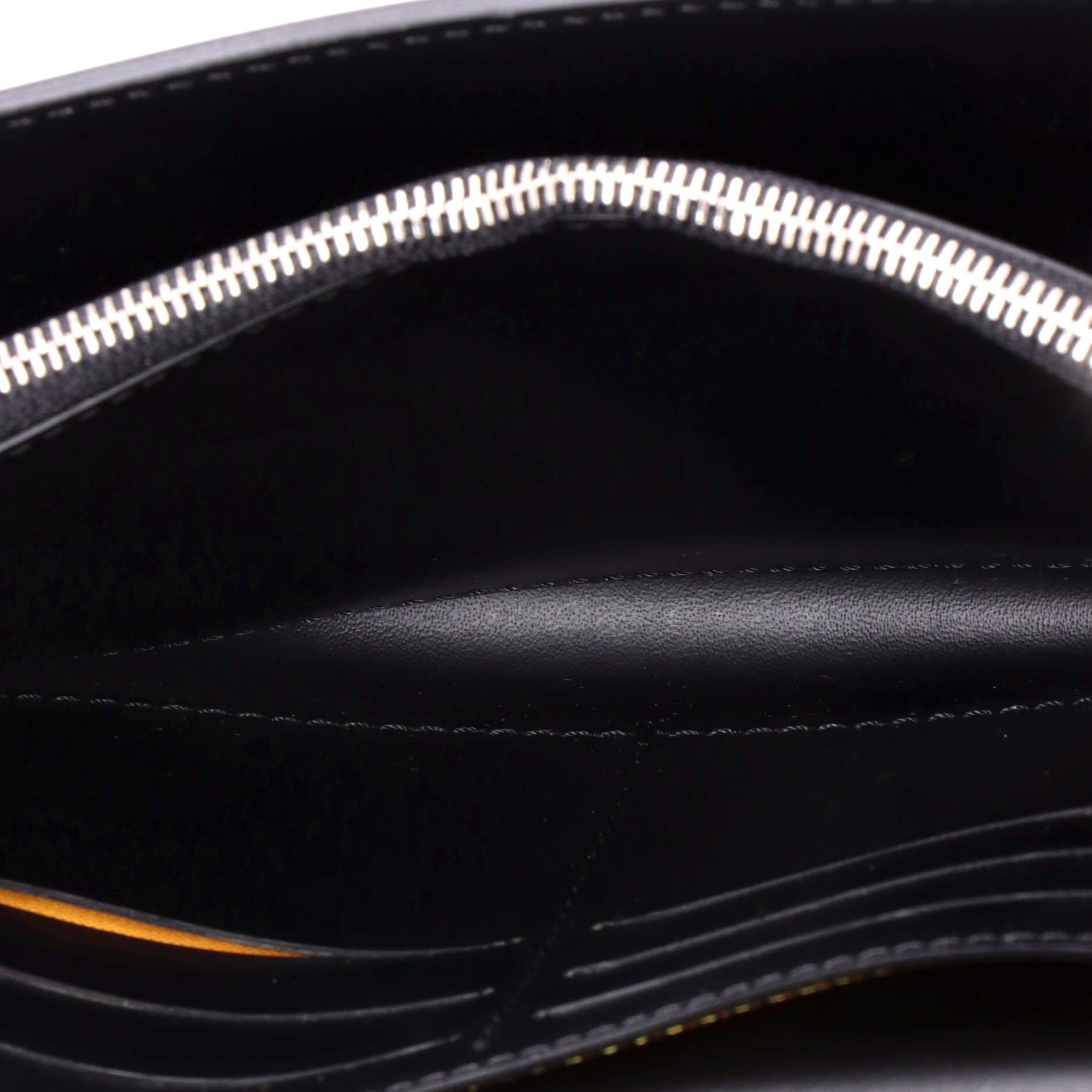 Pre-Owned Goyard Varenne Continental Wallet with Strap Coated Canvas, Alternate, color, Black