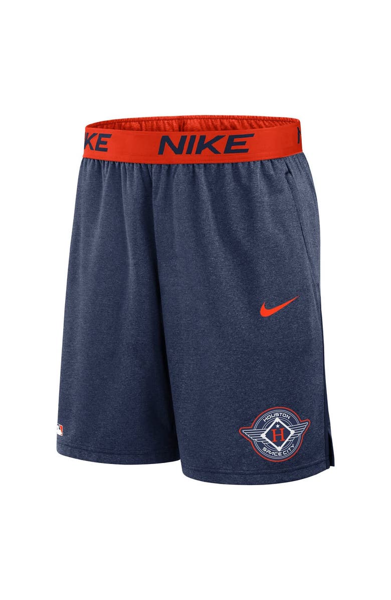 Nike Men's Nike  Navy/Orange Houston Astros 2025 City Connect Authentic Collection Knit Shorts, Alternate, color, Navy