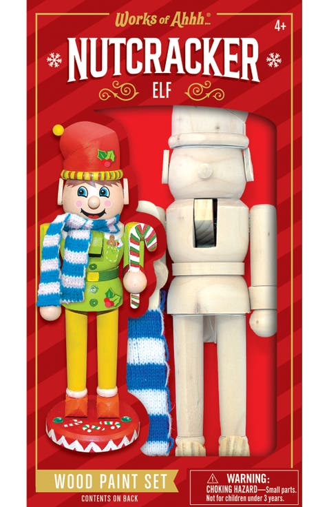 Nutcracker Elf Wood Craft Kit