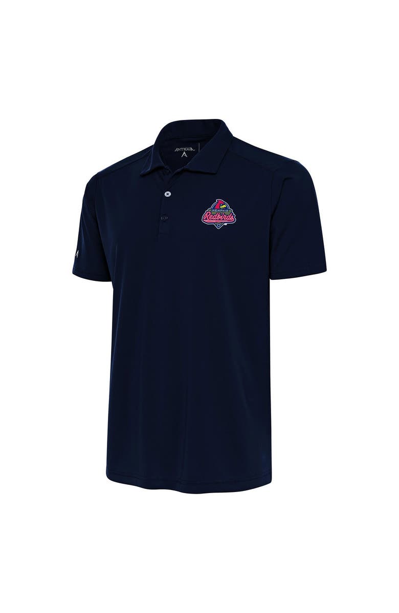 ANTIGUA Men's Antigua  Navy Memphis Redbirds Tribute Polo, Main, color, 