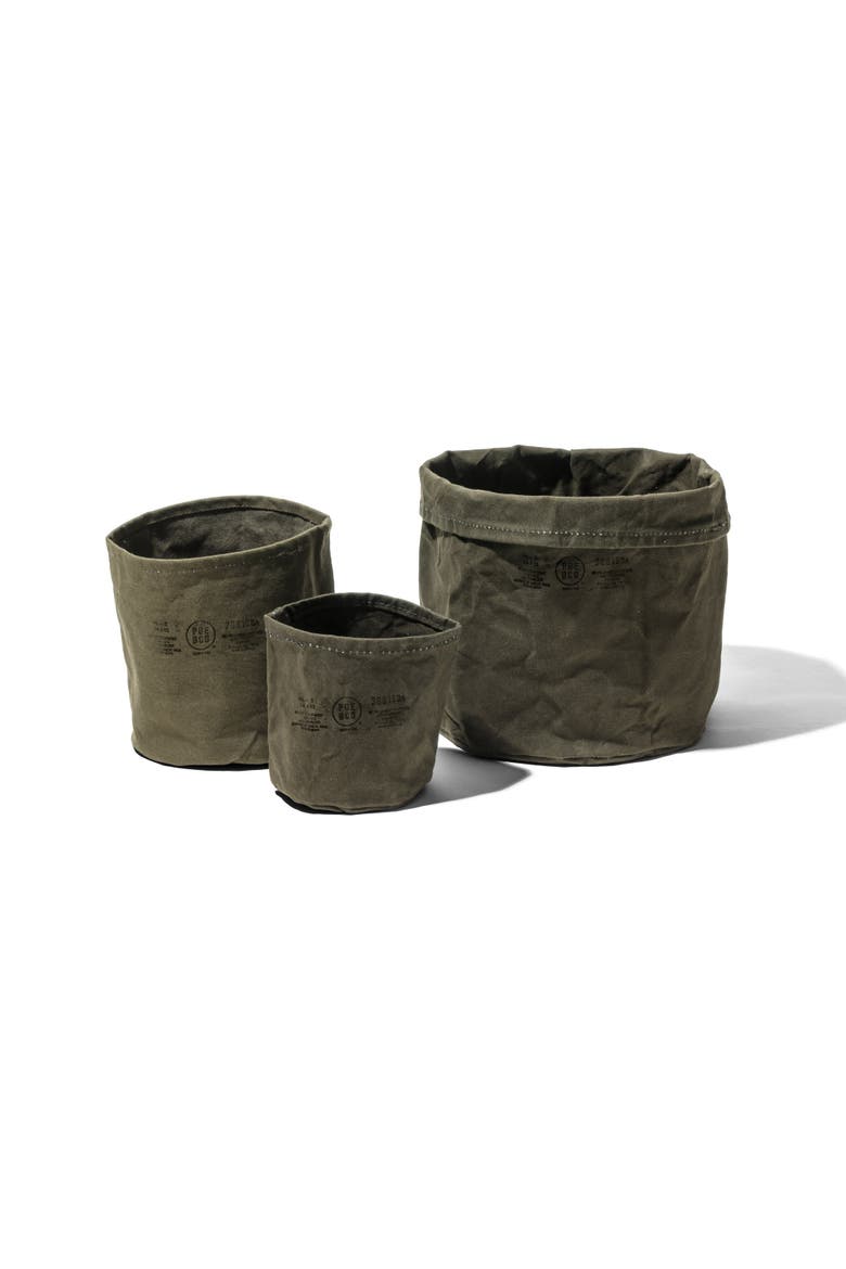 Canvas Pot Cover, Alternate, color, Olive
