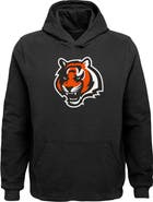 Outerstuff Youth Black Cincinnati Bengals Team Logo Pullover Hoodie